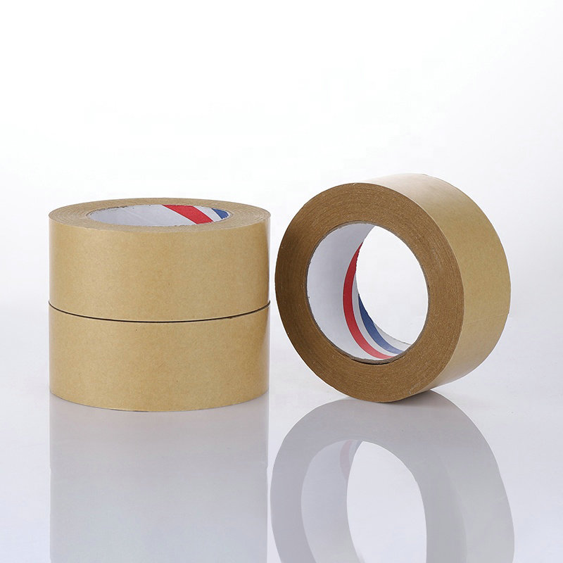 Faserverstärktes, manipulationssicheres Packband aus Kraftpapier mit individuellem Logo