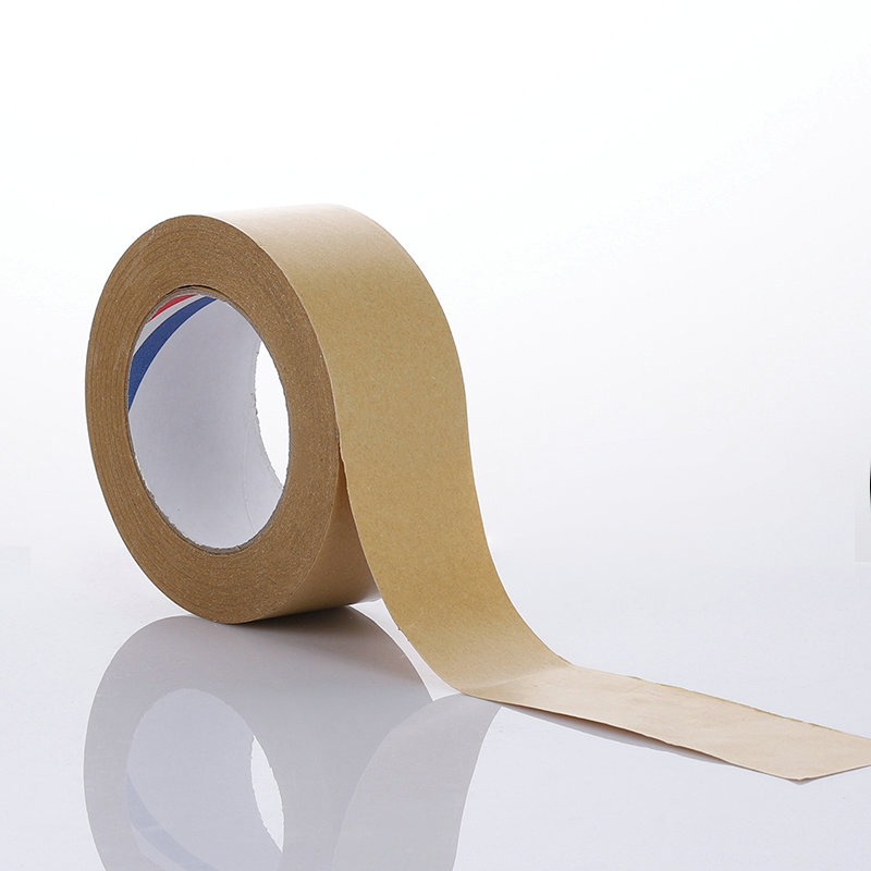 Faserverstärktes, manipulationssicheres Packband aus Kraftpapier mit individuellem Logo